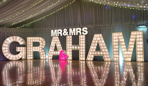 HIRE YOUR NAME IN LIGHTS